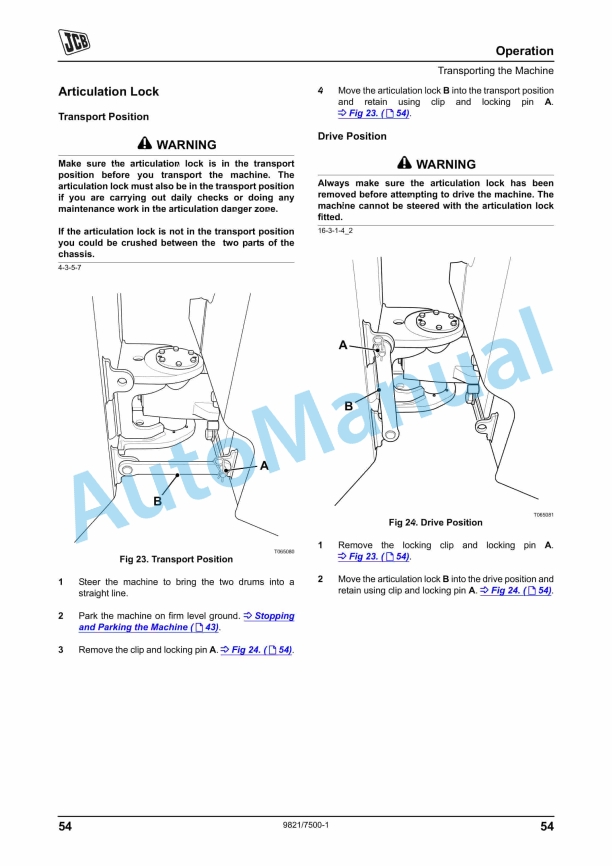 JCB VMT330 Operator Manual 9821-7500 2 JCB VMT330 Operator Manual 9821-7500 - Image 2
