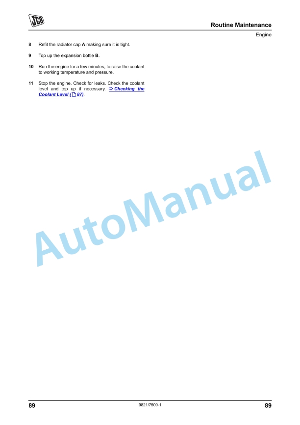JCB VMT330 Operator Manual 9821-7500 5 JCB VMT330 Operator Manual 9821-7500 - Image 5