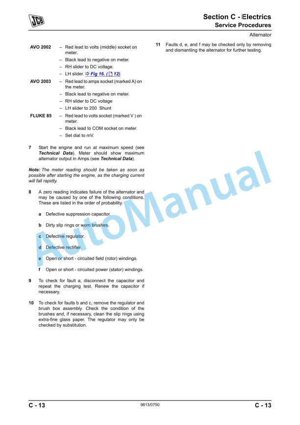 JCB VMT860 Tier 3 Service Manual 9813-0750 2 JCB VMT860 Tier 3 Service Manual 9813-0750 - Image 2