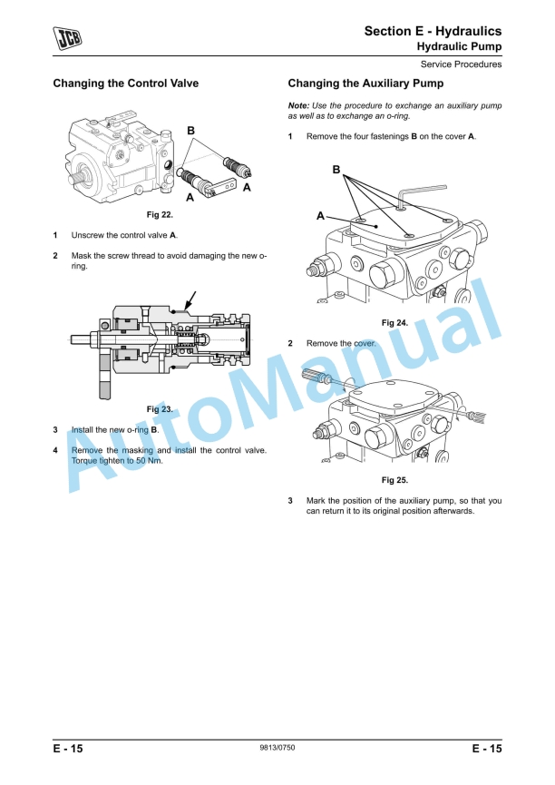 JCB VMT860 Tier 3 Service Manual 9813-0750 3 JCB VMT860 Tier 3 Service Manual 9813-0750 - Image 3