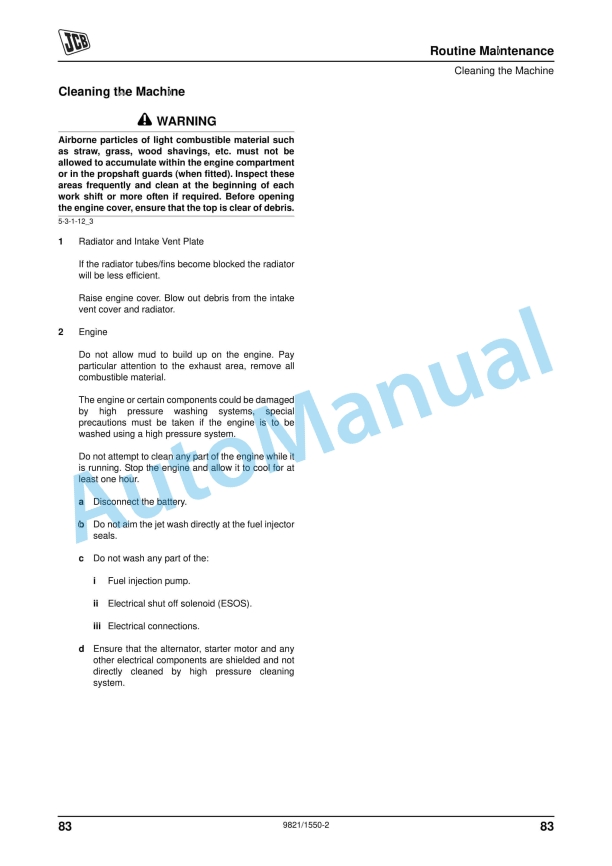 JCB VMT860 Vibromax - India Operator Manual 9821-1550-2 3 JCB VMT860 Vibromax - India Operator Manual 9821-1550-2 - Image 3