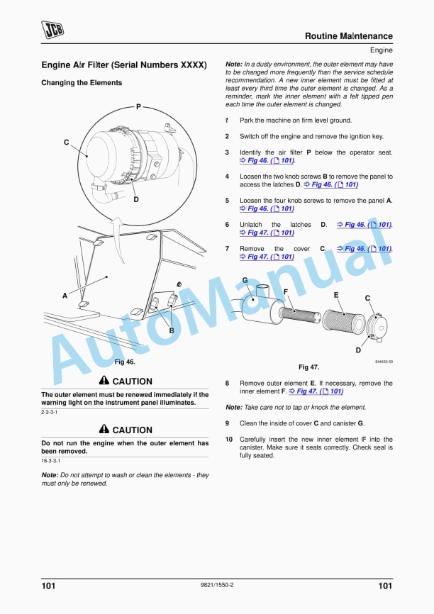 JCB VMT860 Vibromax - India Operator Manual 9821-1550-2 5 JCB VMT860 Vibromax - India Operator Manual 9821-1550-2 - Image 5