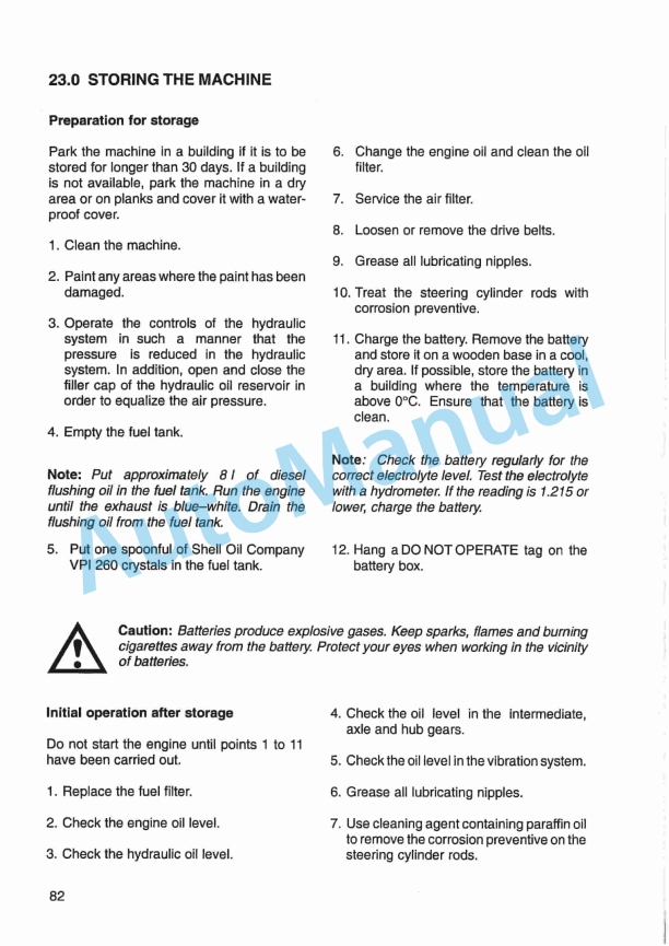 JCB W 1105 D, W 1105 PD Vibratory Single Drum Roller Instruction Manual 07241-28035C-4