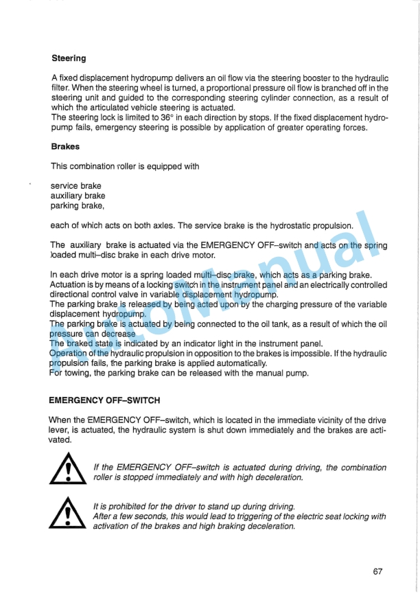 JCB W 355 K, W 365 K, W 455 K, W 465 K Combination Roller Instruction Manual 07140-28235 3 JCB W 355 K, W 365 K, W 455 K, W 465 K Combination Roller Instruction Manual 07140-28235-3