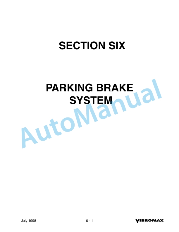 Vibromax 1103 Single Drum Roller Service Manual SM90001 4 Vibromax 1103 Single Drum Roller Service Manual SM90001 - Image 4