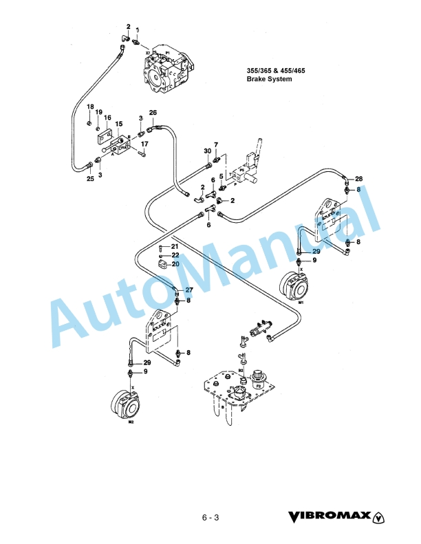 Vibromax 355, 365, 455, 465 Tandem Roller, 355K, 365K, 455K, 465K Combination Roller Service Manual SM63005 5 Vibromax 355, 365, 455, 465 Tandem Roller, 355K, 365K, 455K, 465K Combination Roller Service Manual SM63005 - Image 5