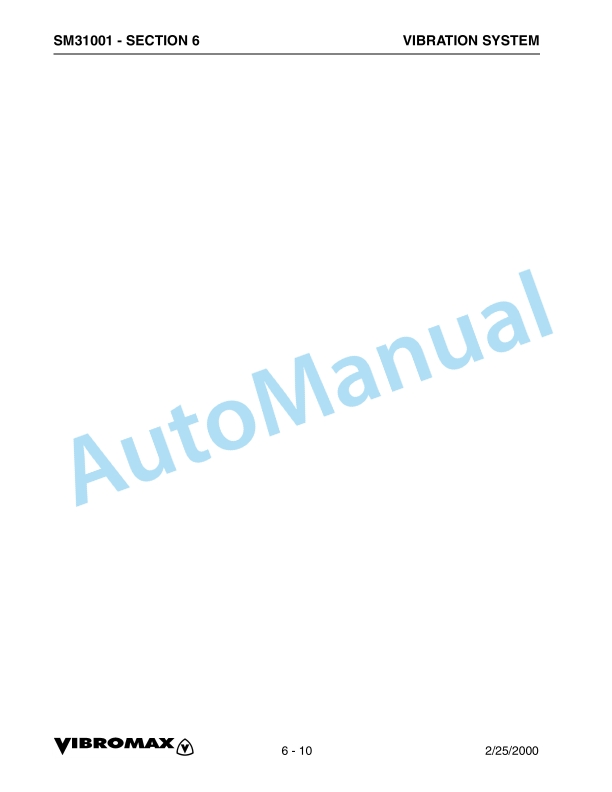 Vibromax 70B Walk Behind Roller Service Manual SM31001 5 Vibromax 70B Walk Behind Roller Service Manual SM31001 - Image 5