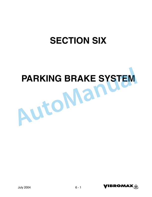 Vibromax VM106 Single Drum Roller Service Manual SM96106 4 Vibromax VM106 Single Drum Roller Service Manual SM96106 - Image 4