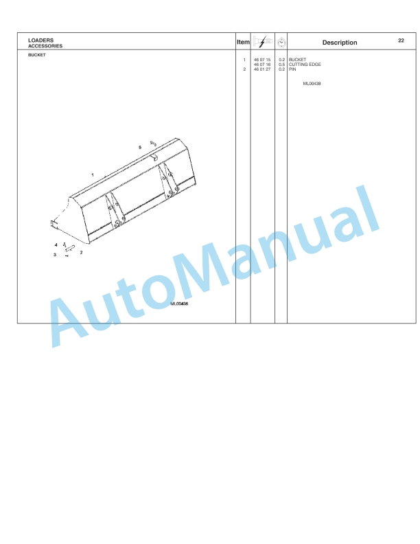Massey Ferguson 1040 to 2350, L100 to DL280 Loader Repair Time Schedule 4283095M1-5