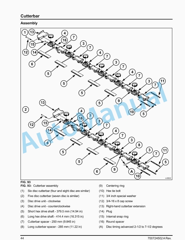 Massey Ferguson 1300 Series Workshop Service Manual 700724502A-2