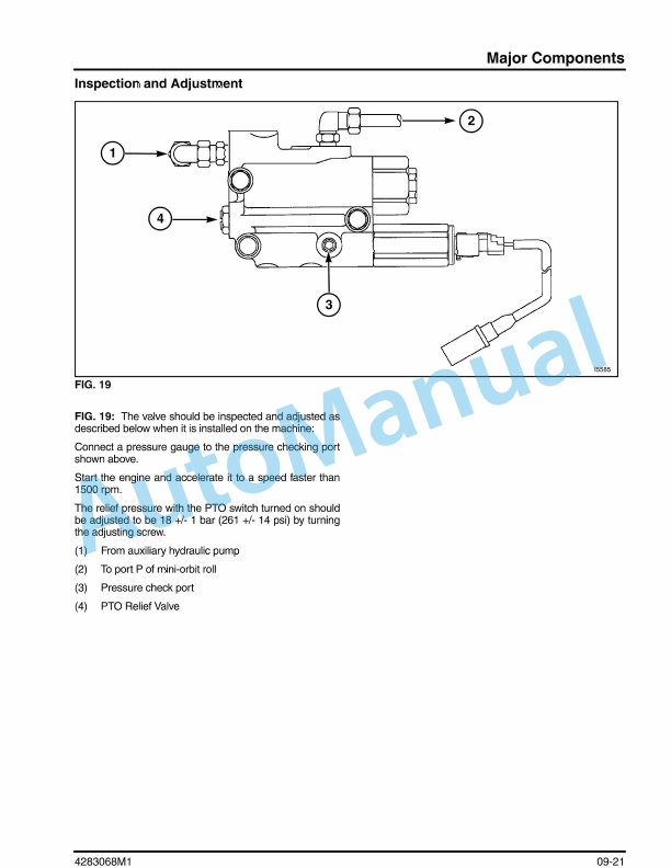 Massey Ferguson 1523 Compact Tractor Workshop Service Manual 4283068M1-4
