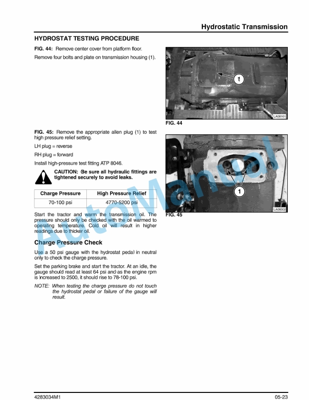 Massey Ferguson 1528, 1531 Hydrostatic Compact Tractor Workshop Service Manual 4283034M1-2