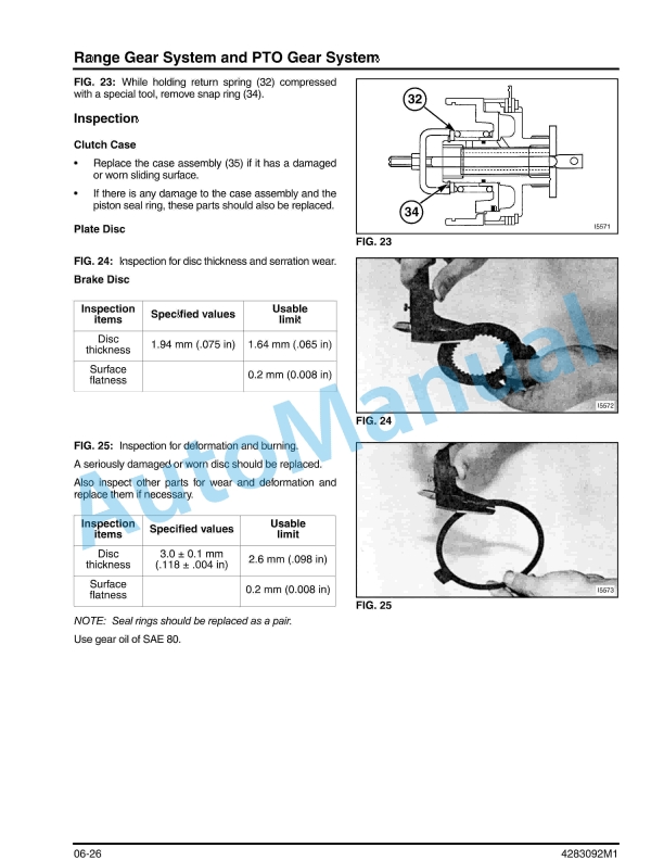Massey Ferguson 1529, 1532 Hydrostatic Compact Tractor Workshop Service Manual 4283092M1-2