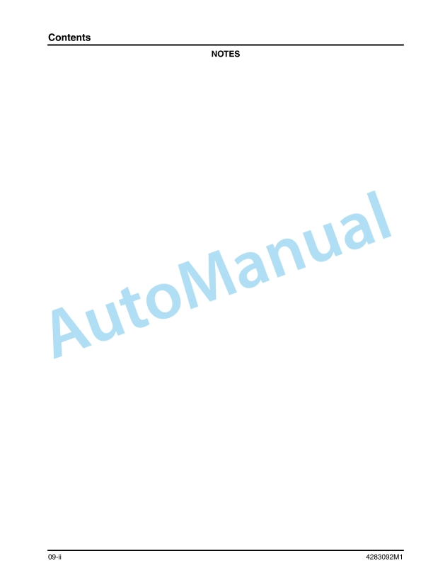 Massey Ferguson 1529, 1532 Hydrostatic Compact Tractor Workshop Service Manual 4283092M1-3