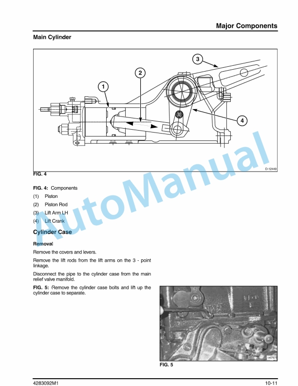 Massey Ferguson 1529, 1532 Hydrostatic Compact Tractor Workshop Service Manual 4283092M1-4