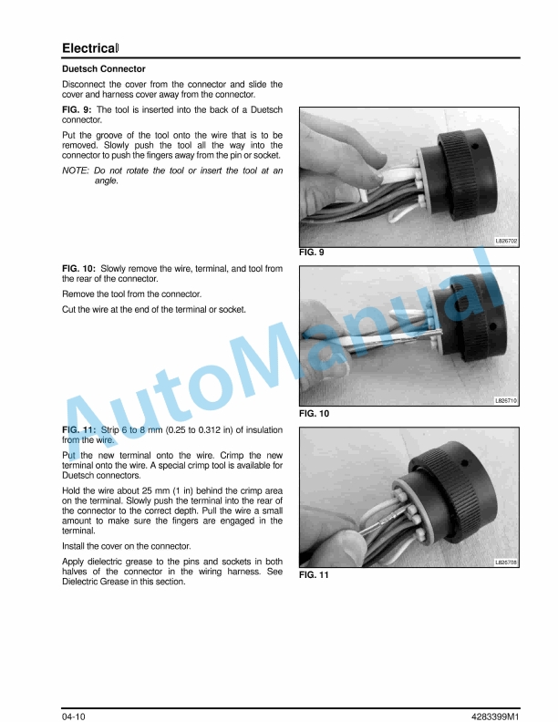 Massey Ferguson 1745 Round Baler Workshop Service Manual 4283399M1-2