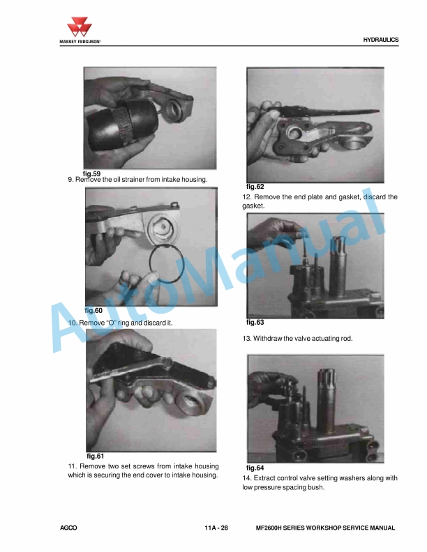 Massey Ferguson 2604H, 2605H, 2606H, 2607H Tractor Workshop Service Manual 4283604M1 4 Massey Ferguson 2604H, 2605H, 2606H, 2607H Tractor Workshop Service Manual 4283604M1 - Image 4