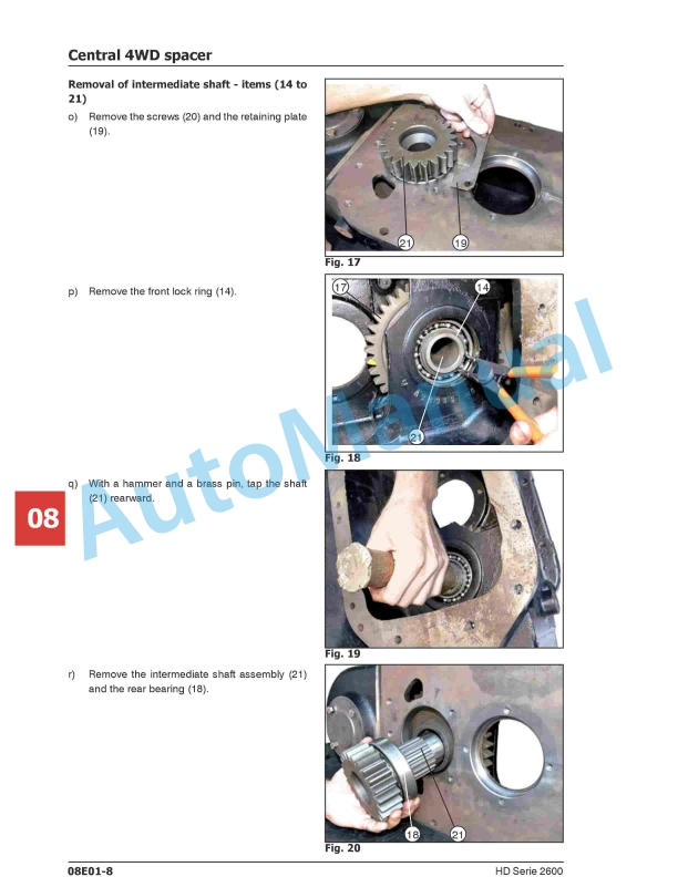 Massey Ferguson 2650, 2660, 2670, 2680 Tractor Service Manual 4283420M1-3