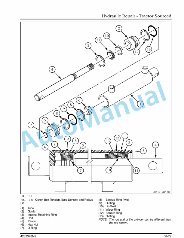 Massey Ferguson 2846, 2846A, 2856, 2856A Round Baler Service Manual 4283398M2-5