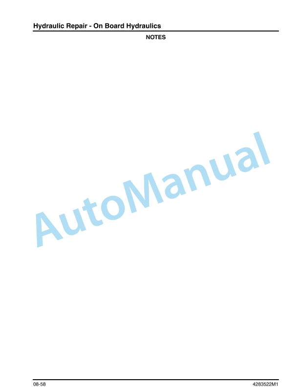 Massey Ferguson 2946, 2946A, 2956, 2956A Round Baler Service Manual 4283522M1-5