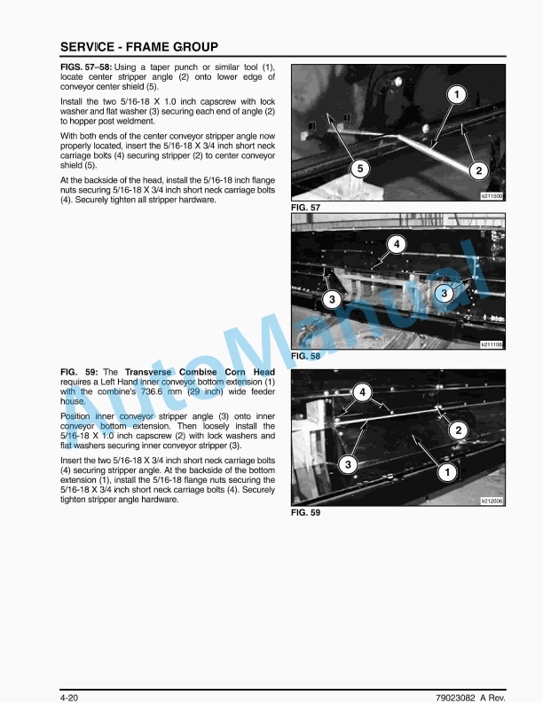 Massey Ferguson 3000 Corn Header Workshop Service Manual 79023082A-4