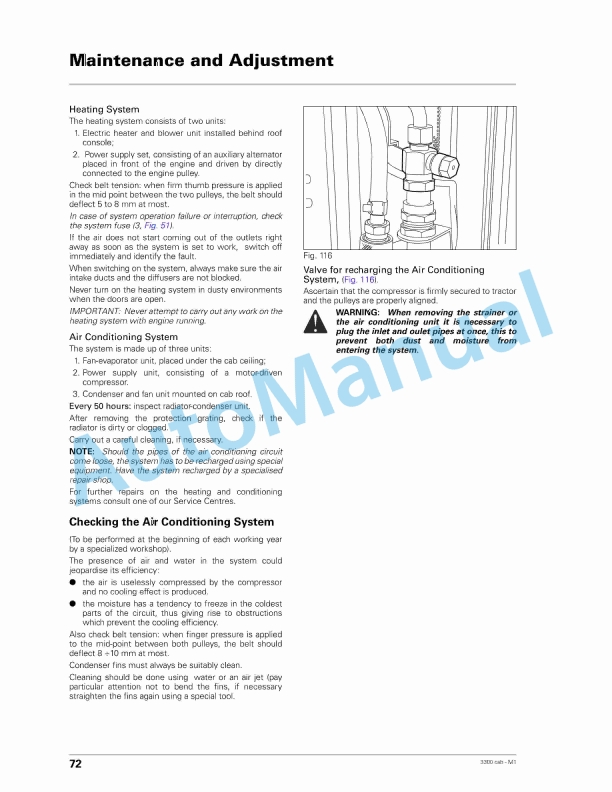 Massey Ferguson 3300 Series Tractor Operator Instruction Book 1857245M1-3