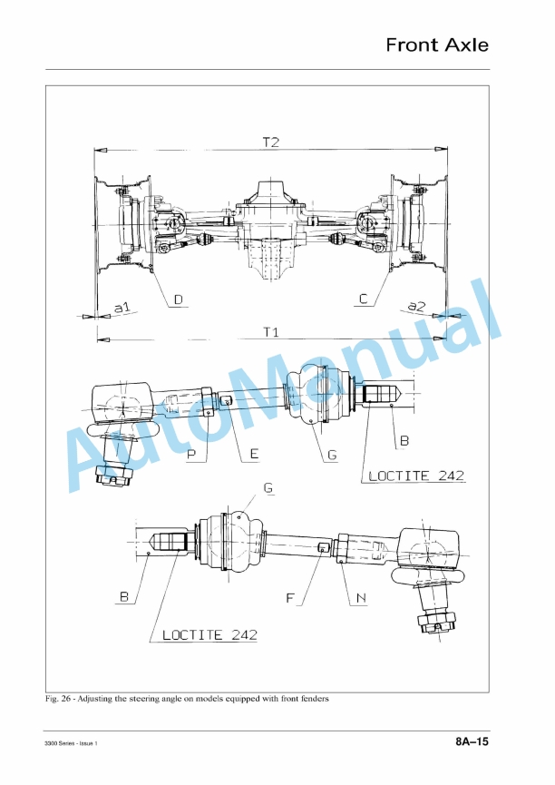Massey Ferguson 3300 Series Tractor Workshop Manual 1857251M1-2