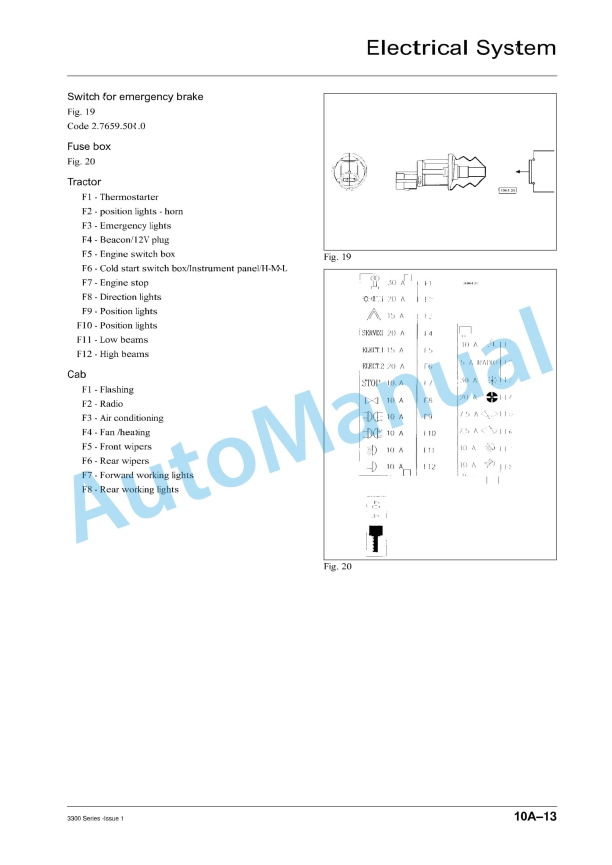 Massey Ferguson 3300 Series Tractor Workshop Manual 1857251M1-4