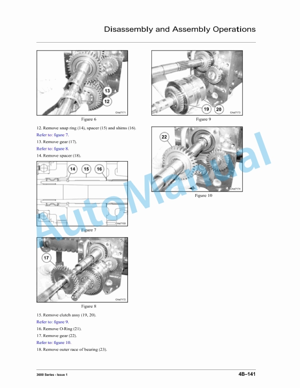 Massey Ferguson 3615, 3625, 3635, 3645 Tractors Workshop Service Manual 4283084M2-2