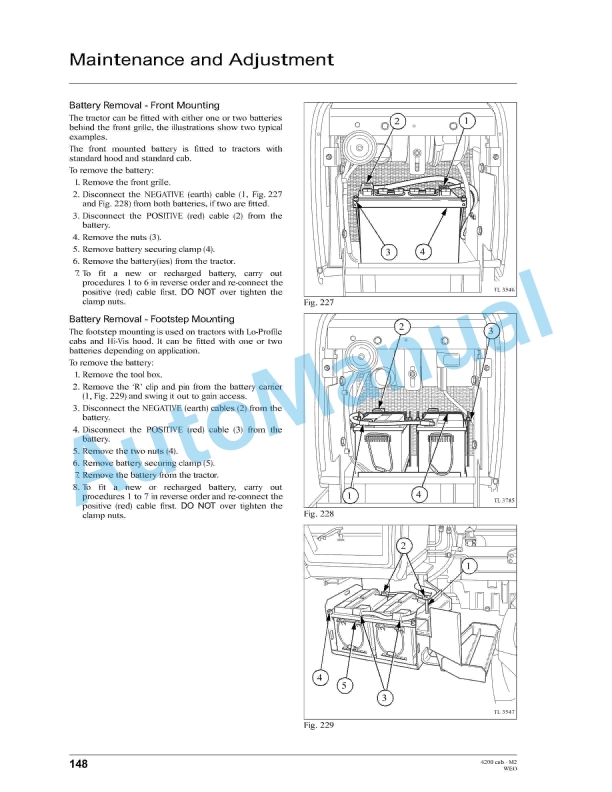 Massey Ferguson 4200 Series Cab Tractor Operator Instruction Book 1857230M2-4