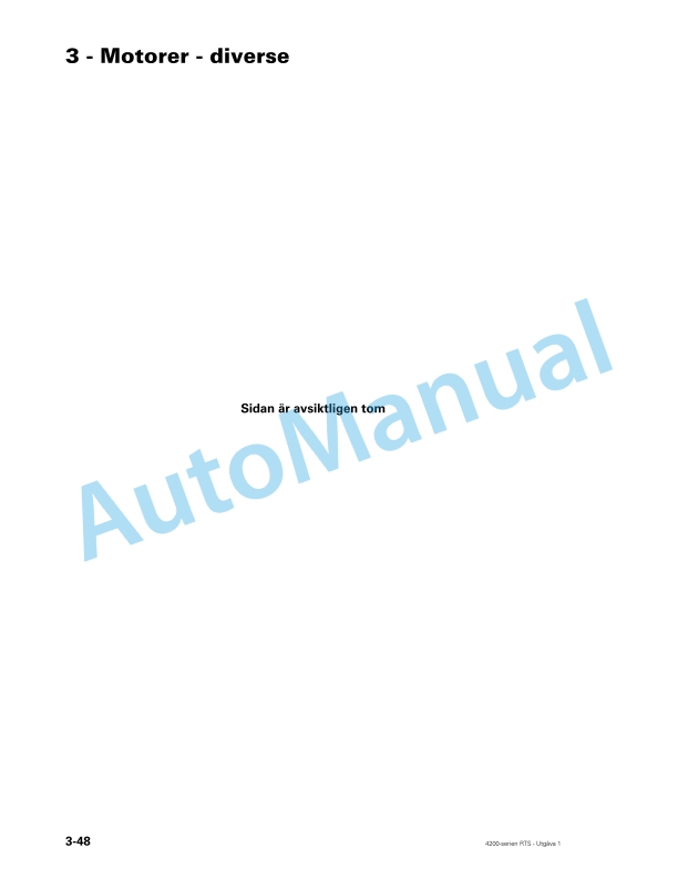 Massey Ferguson 4200 Series Tractor Repair Time Schedule 1857070M4-4