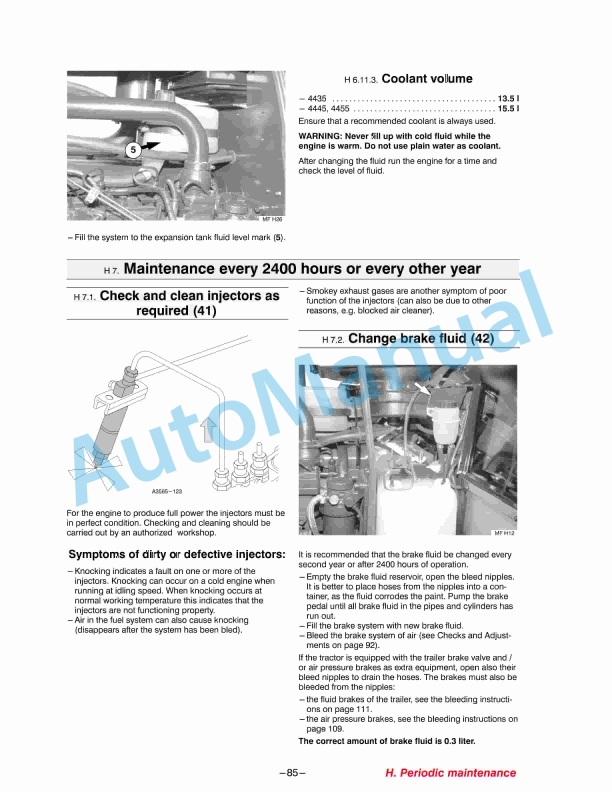 Massey Ferguson 4400 Series Tractors Operators Manual 3983621M1-3
