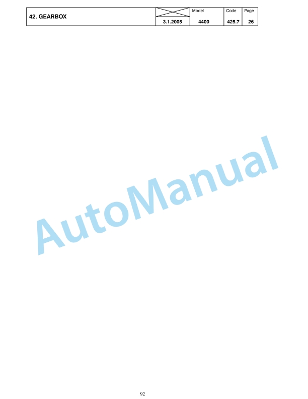 Massey Ferguson 4400 Series Tractors Workshop Service Manual-2