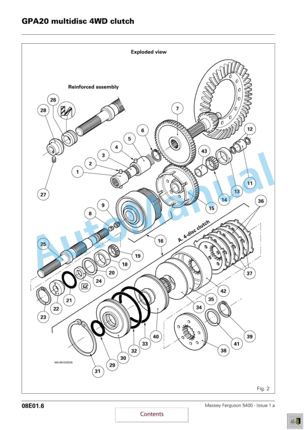 Massey Ferguson 5400 Series Tractors Workshop Service Manual 3378545M1 2 Massey Ferguson 5400 Series Tractors Workshop Service Manual 3378545M1 - Image 2