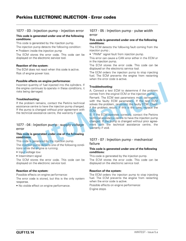 Massey Ferguson 5400 Series Tractors Workshop Service Manual 3378545M5-5