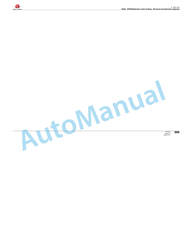 Massey Ferguson 5400 Series Tractors Workshop Service Manual 3378545M5sup-3-2