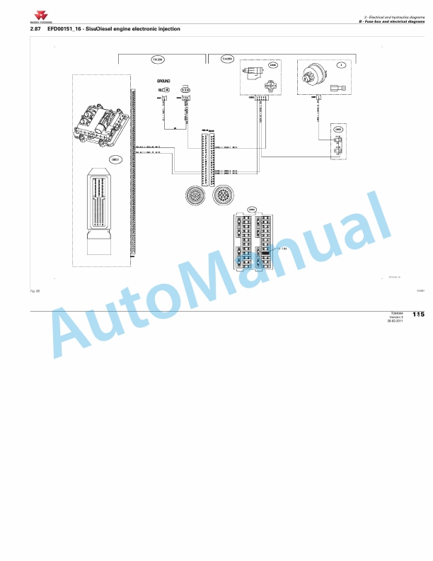 Massey Ferguson 5400 Series Tractors Workshop Service Manual 4346406M2-3