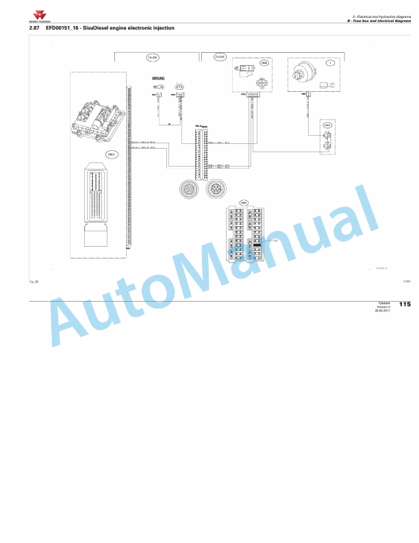 Massey Ferguson 5400 Series Tractors Workshop Service Manual 6346406M2-3