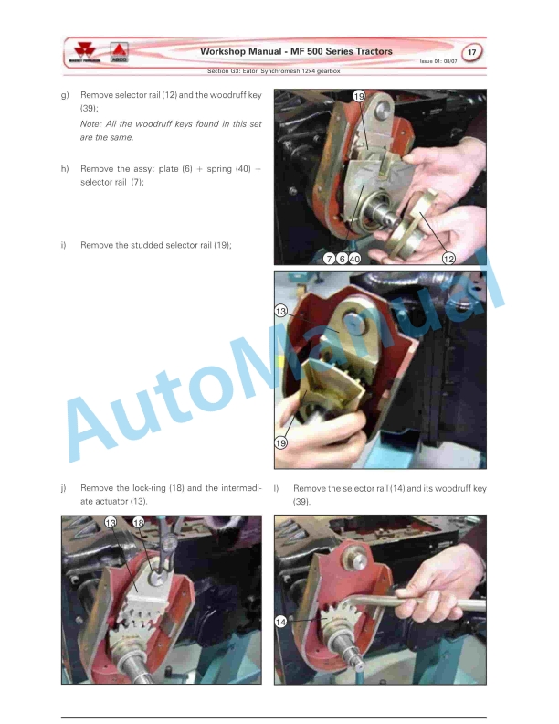 Massey Ferguson 573, 583, 593, 596 Tractors Workshop Service Manual 4283075M1 2 Massey Ferguson 573, 583, 593, 596 Tractors Workshop Service Manual 4283075M1 - Image 2