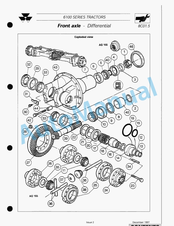 Massey Ferguson 6100 Series Tractors Workshop Service Manual-2