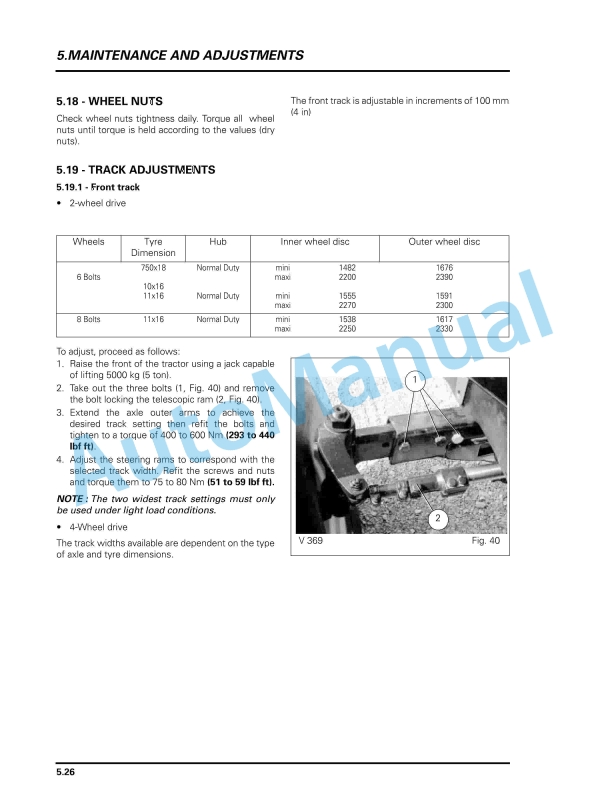 Massey Ferguson 6200 Series Tractor Operator Instruction Book 3378306M3-3