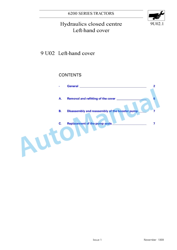 Massey Ferguson 6200 Series Tractor Workshop Service Manual-3