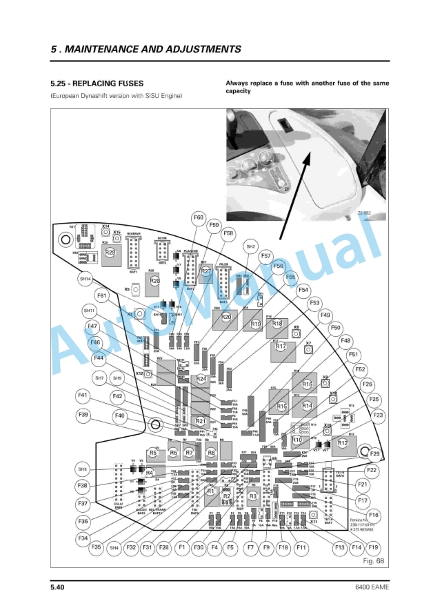 Massey Ferguson 6400 Series Tractors Operator Instruction Book 3378434M4-2