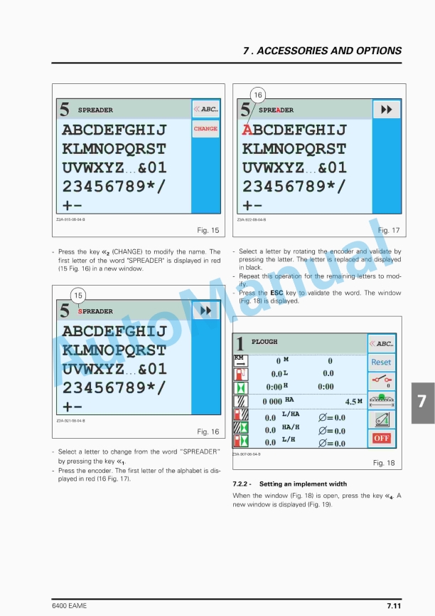 Massey Ferguson 6400 Series Tractors Operator Instruction Book 3378776M1-3