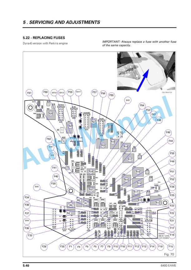Massey Ferguson 6400 Series Tractors Operator Instruction Book 4315581M1-5