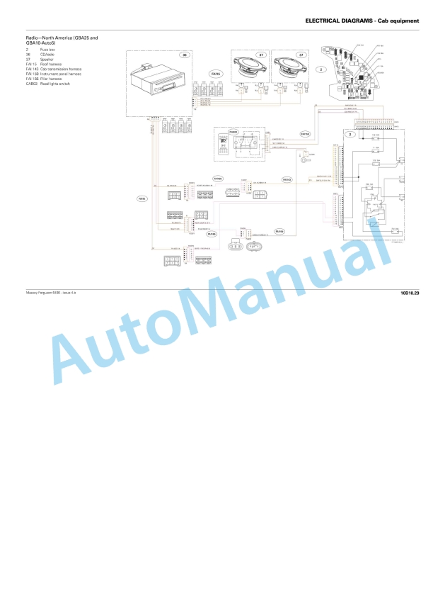 Massey Ferguson 6400 Series Tractors Workshop Service Manual 3378405M5-3