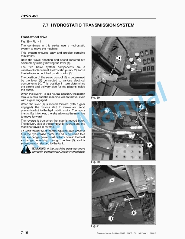 Massey Ferguson 7345 S, 7345 S MCS, 7347 S, 7347 S MCS Activa Original Operators Manual LA327306011-4