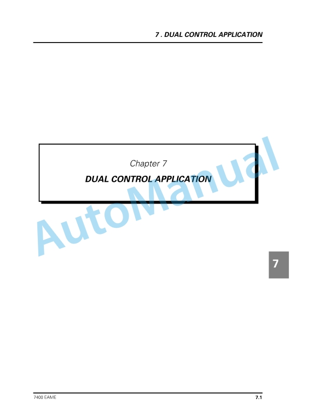 Massey Ferguson 7400 Dyna-VT Tractors Datatronic 3 Operator Instruction Book 4315207M1-3
