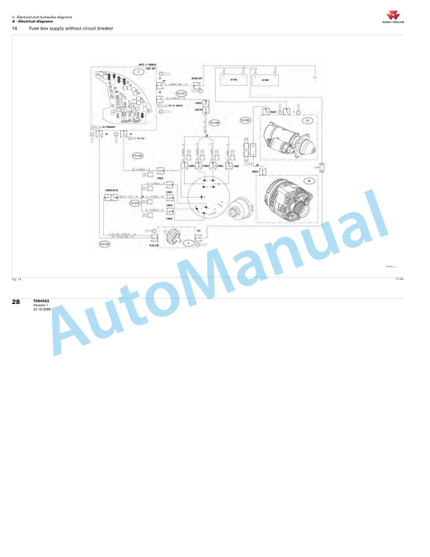 Massey Ferguson 7400 Series Tractors Workshop Service Manual 4346434M2-2