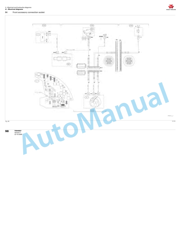 Massey Ferguson 7400 Series Tractors Workshop Service Manual 4346434M2-4